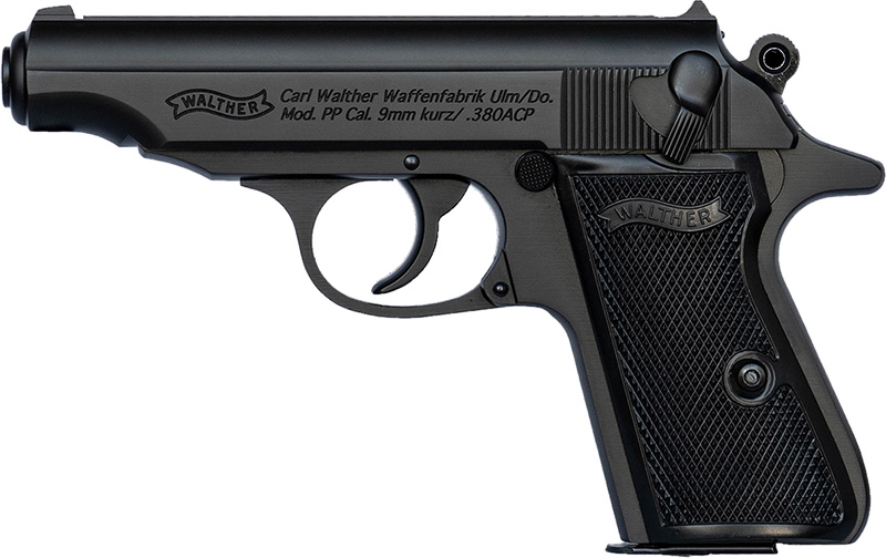 WALTHER PP BLACK 7RD .380 ACP 4796028 - 556 Black Friday Promotion